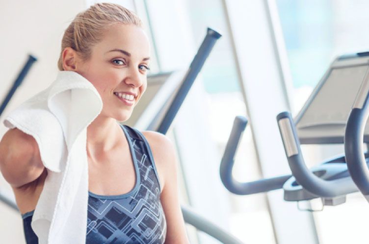 Control your sweat when exercising